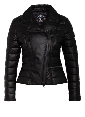 SAVE THE DUCK Steppjacke in Lederoptik