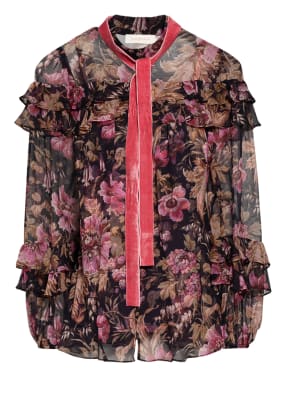 ZIMMERMANN Bluse mit Rüschenbesatz