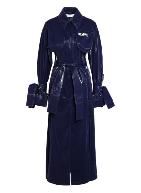 OFF-WHITE Trenchcoat in Lackleder-Optik