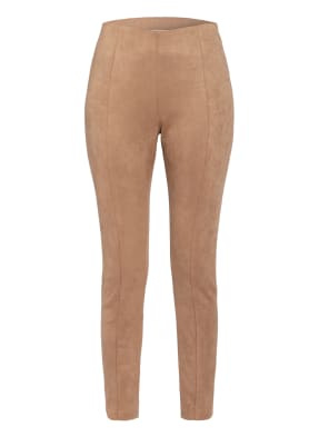 MALVIN Leggings in Veloursleder-Optik