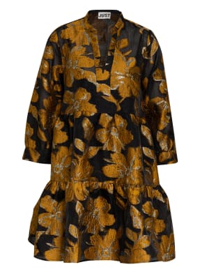 JUST FEMALE Jacquard-Kleid MAISON mit 3/4-Arm