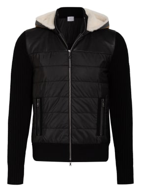 BOGNER Strickjacke ILAY im Materialmix