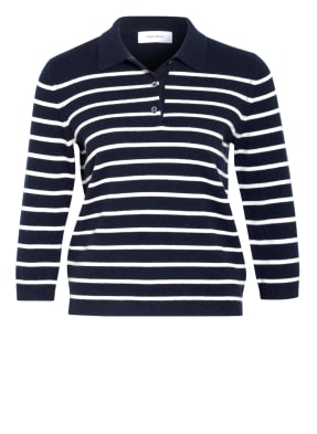 darling harbour Strick-Poloshirt mit 3/4-Arm