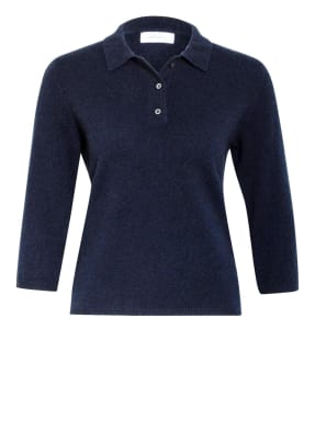 darling harbour Strick-Poloshirt mit 3/4-Arm aus Cashmere