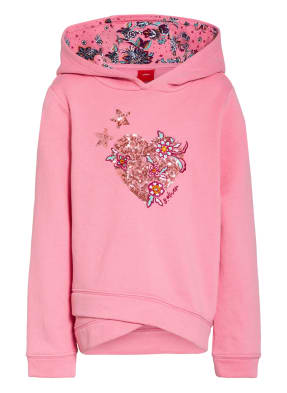 s.Oliver Hoodie mit Paillettenbesatz