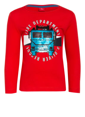 s.Oliver Longsleeve mit Wendepailletten