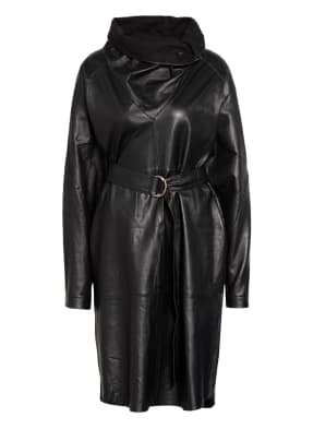 REMAIN BIRGER CHRISTENSEN Lederkleid SORTIE