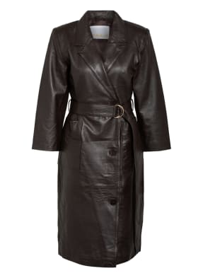 REMAIN BIRGER CHRISTENSEN Lederkleid ANNA mit 3/4-Arm