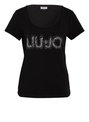 LIU JO T-Shirt mit Schmucksteinbesatz