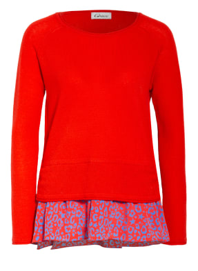 Grace Pullover mit Cashmere im Materialmix