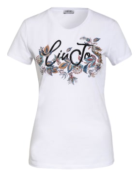 LIU JO T-Shirt mit Schmucksteinbesatz