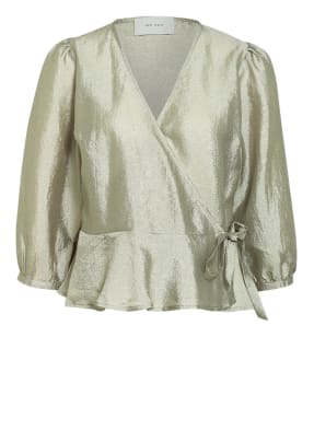 NEO NOIR Wickelbluse mit Volantbesatz