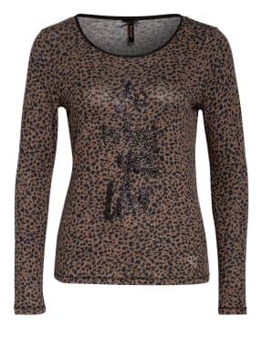 KEY LARGO Longsleeve mit Schmucksteinbesatz