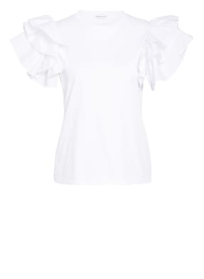 ALEXANDER McQUEEN T-Shirt mit Volantbesatz