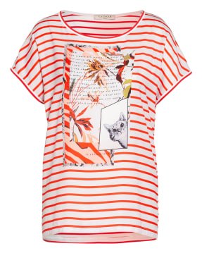 CATNOIR T-Shirt im Materialmix