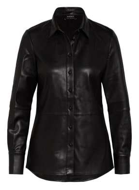BARDOT Hemdbluse in Lederoptik
