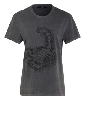 ALL SAINTS T-Shirt mit Schmucksteinbesatz
