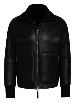 TIGER of Sweden Lederjacke VIND mit Lammfellfutter
