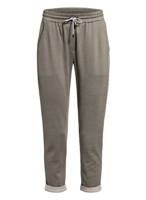 BRUNELLO CUCINELLI Hose im Jogging-Stil mit Seide