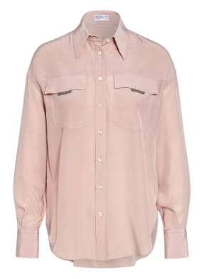 BRUNELLO CUCINELLI Hemdbluse aus Seide