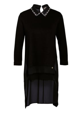 RINASCIMENTO Longbluse im Materialmix mit 3/4-Arm