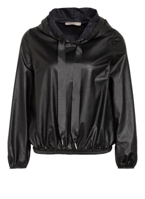 RINASCIMENTO Hoodie in Lederoptik