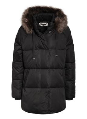 HOBBS Steppjacke LEXIE mit abnehmbarem Kunstpelzbesatz