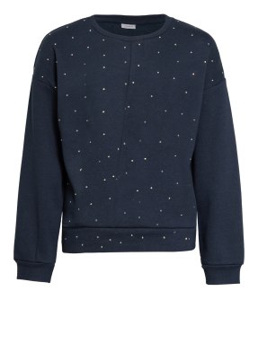 name it Sweatshirt mit Schmucksteinbesatz