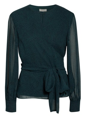 HOBBS Blusenshirt in Wickeloptik