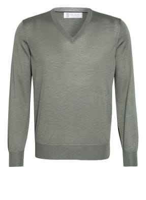 BRUNELLO CUCINELLI Cashmere-Pullover mit Seide