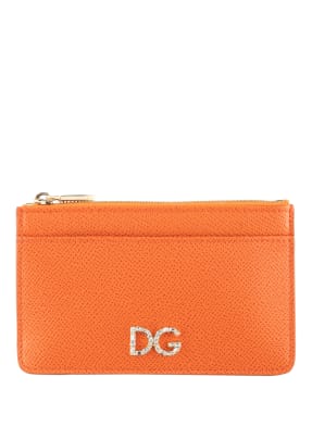DOLCE&GABBANA Saffiano-Kartenetui mit Münzfach