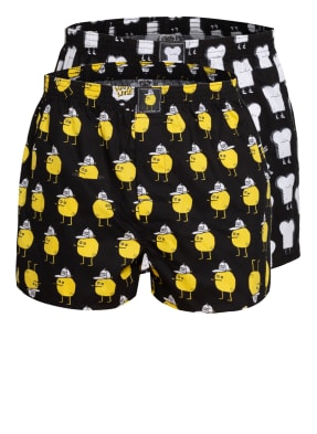 LOUSY LIVIN 2er-Pack Web-Boxershorts