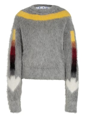 OFF-WHITE Pullover mit Alpaka und Mohair