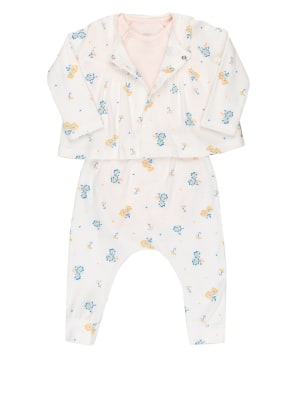 PETIT BATEAU Set: Jacke, Body und Hose