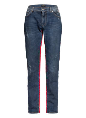 DOLCE&GABBANA Jeans im Materialmix