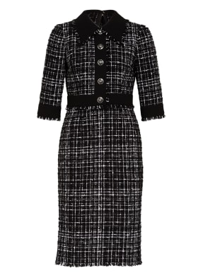 DOLCE&GABBANA Tweed-Kleid mit 3/4-Arm