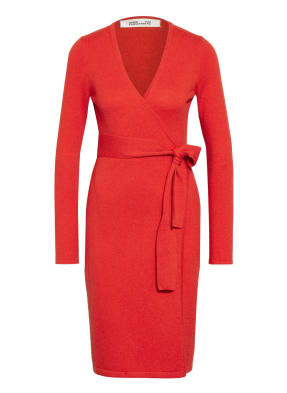DIANE VON FURSTENBERG Wickelkleid LINDA mit Cashmere