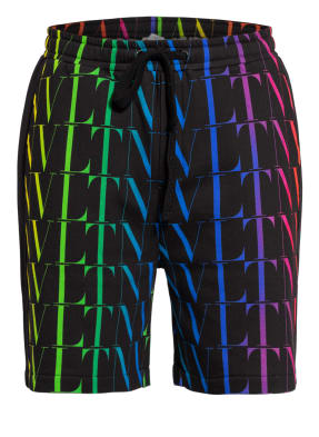 VALENTINO Sweatshorts VLTN mit Galonstreifen