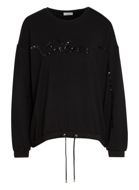 SPORTALM Sweatshirt mit Paillettenbesatz
