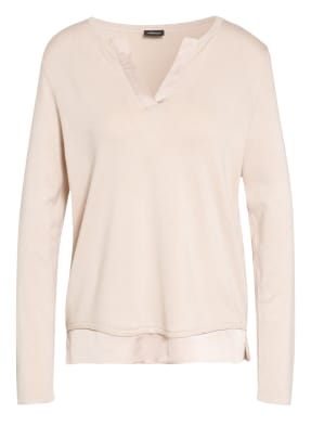 s.Oliver BLACK LABEL Pullover mit Blusensaum