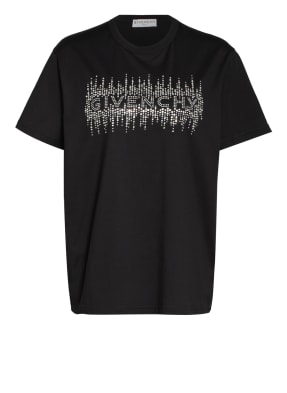 GIVENCHY T-Shirt mit Schmucksteinbesatz