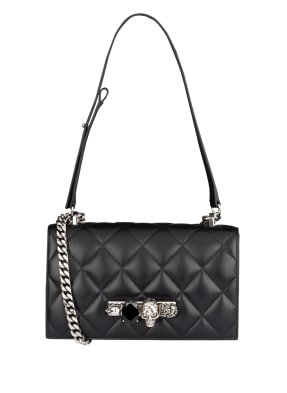 ALEXANDER McQUEEN Umhängetasche JEWELLED SATCHEL mit Schmucksteinbesatz