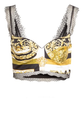 VERSACE Cropped-Top aus Seide
