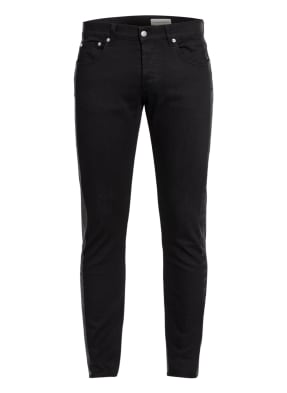 ALEXANDER McQUEEN Jeans Extra Slim Fit mit Galonstreifen