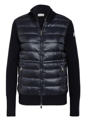 MONCLER Strickjacke im Materialmix