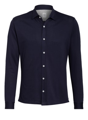 eleventy Piqué-Hemd Slim Fit