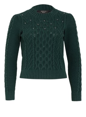 WEEKEND MaxMara Pullover ENNIO mit Schmucksteinbesatz
