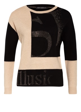 Betty Barclay Pullover mit Schmucksteinbesatz
