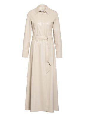 Nanushka Hemdblusenkleid ASAYO in Lederoptik