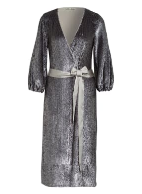 alice+olivia Wickelkleid ANNE EMBEL mit 3/4-Arm und Paillettenbesatz
